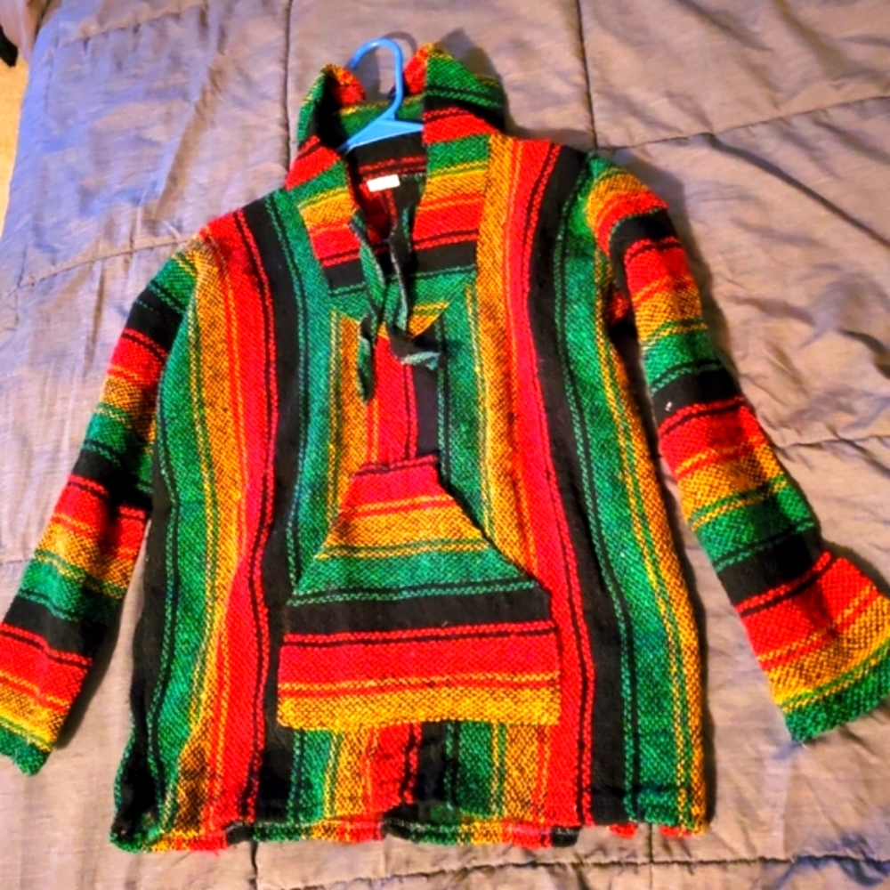 Baja Hoodie With Strings And Front Pocket - image 1